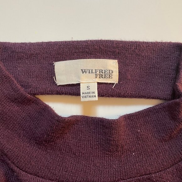 Purple/Maroon Sweater Bodycon Dress - Picture 4 of 4